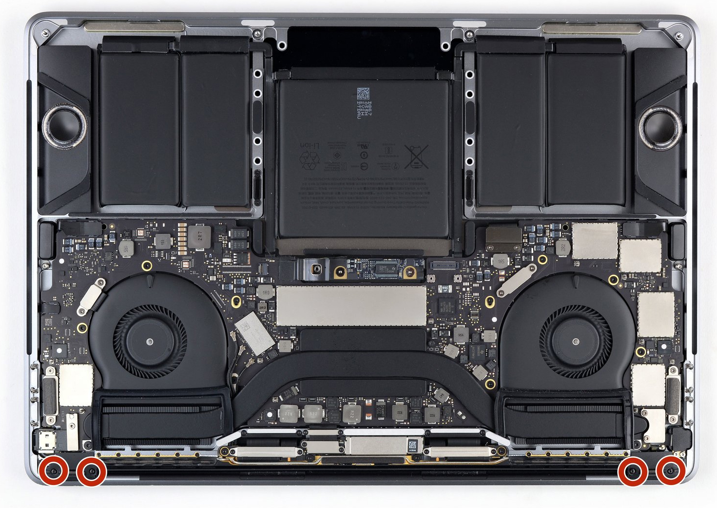 Internal Photo of Apple Macbook Pro A1706 A1708 2016 2017 LCD Screen Assembly Display Space Gray (A1706 2017)